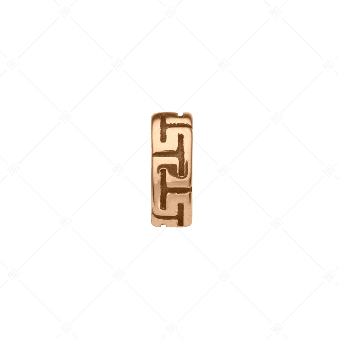 Spacer Charme mit griechischem Muster,18K rosévergoldet (852056PS96)