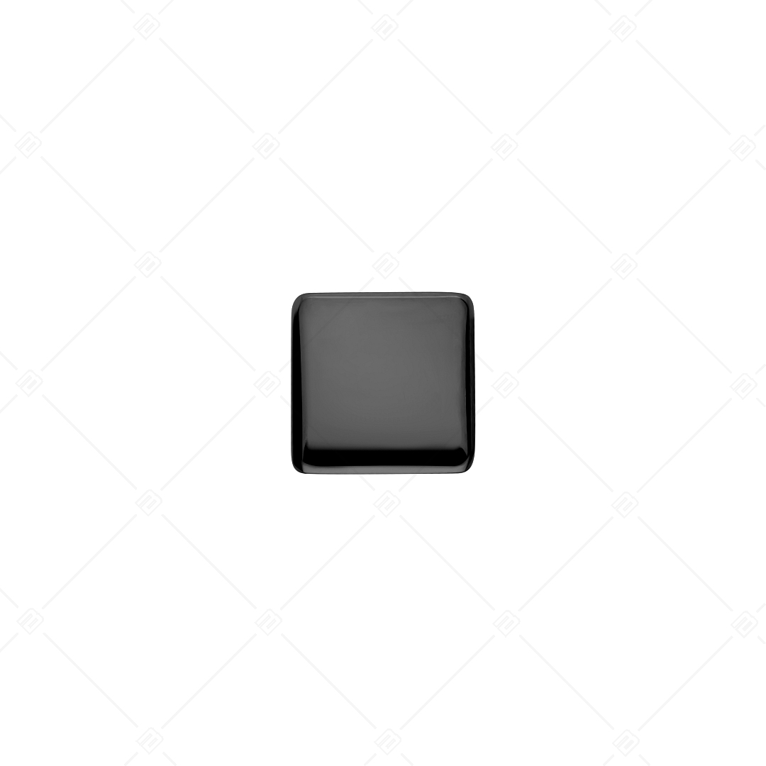 Charm Spacer en forme de cube, avec plaqué PVD noir (852066CS11)