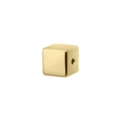 Cube- Spacer Charm, 18K Gold Plated