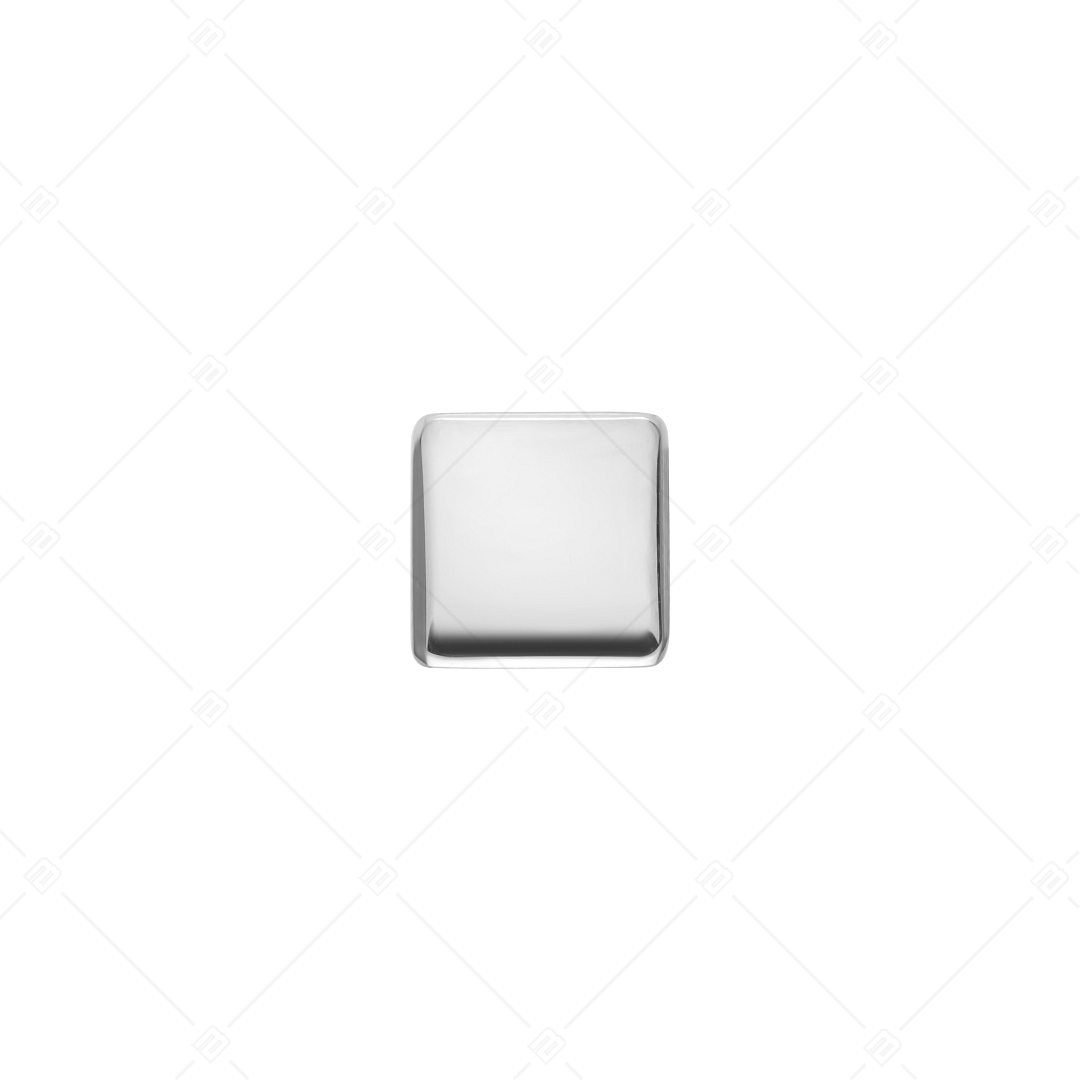 Charm Spacer en forme de cube, avec hautement polie (852066CS97)