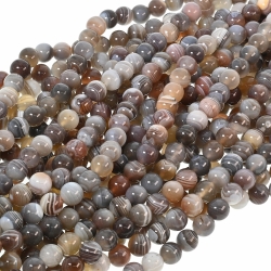 Botswana Agate - Temporarily Strung Gemstone Bead