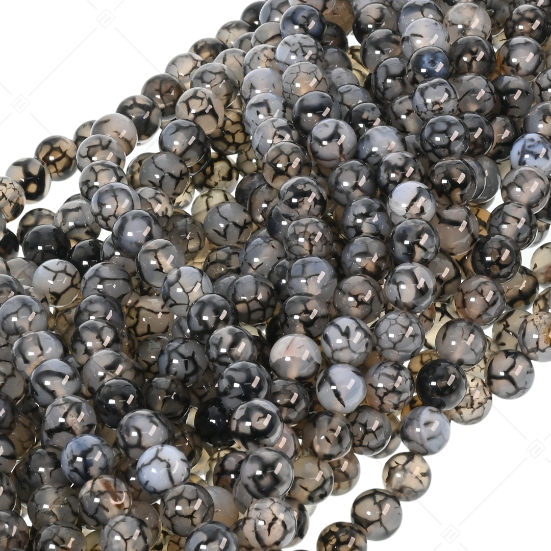 BALCANO - Agate veine de dragon / Bracelet perle minérale (853004ZJ99)