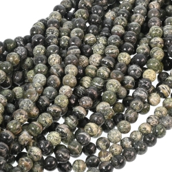 Green Lace Stone - Temporarily Strung Gemstone Bead
