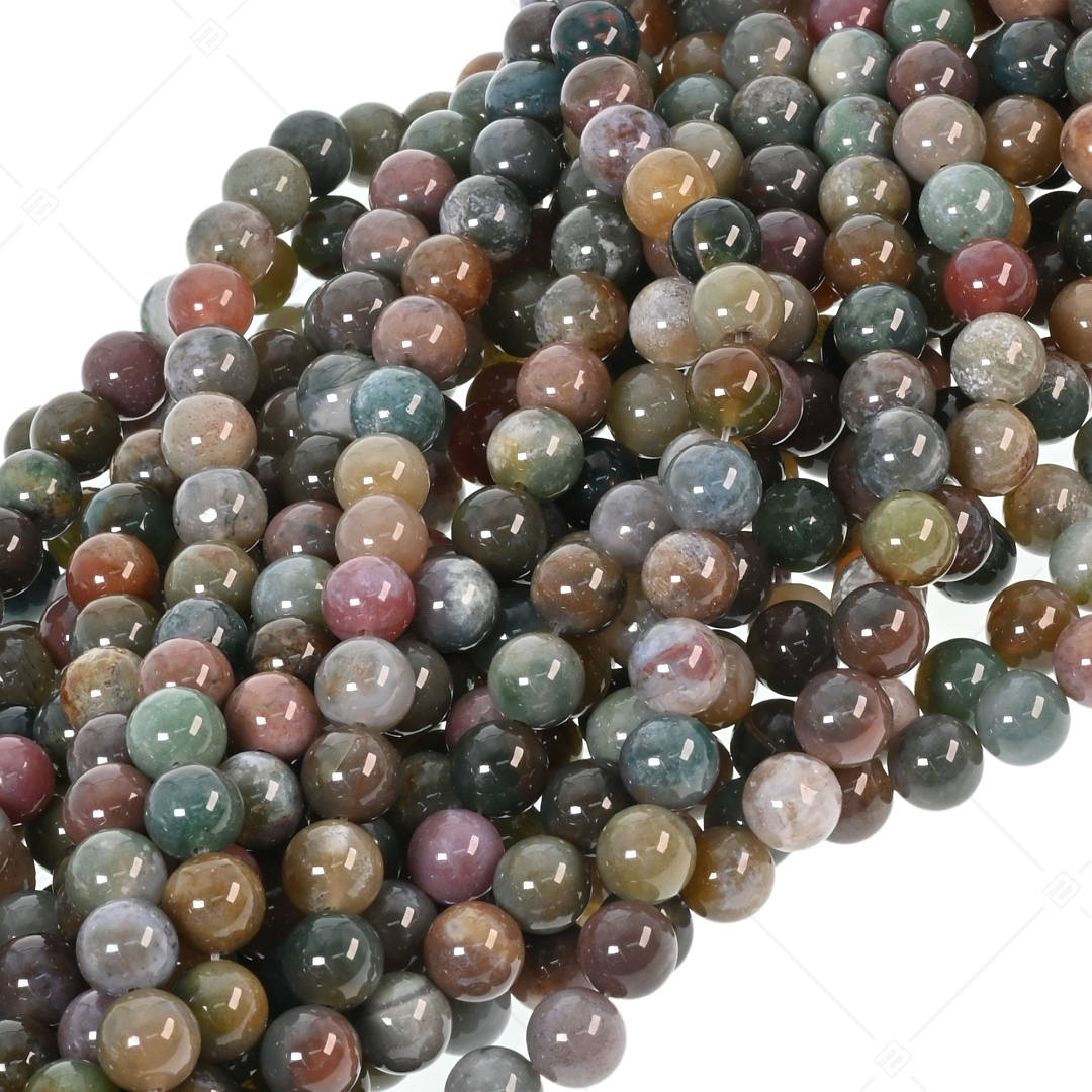 BALCANO - Indischer Achat / Mineral Perlen Armband (853006ZJ99)