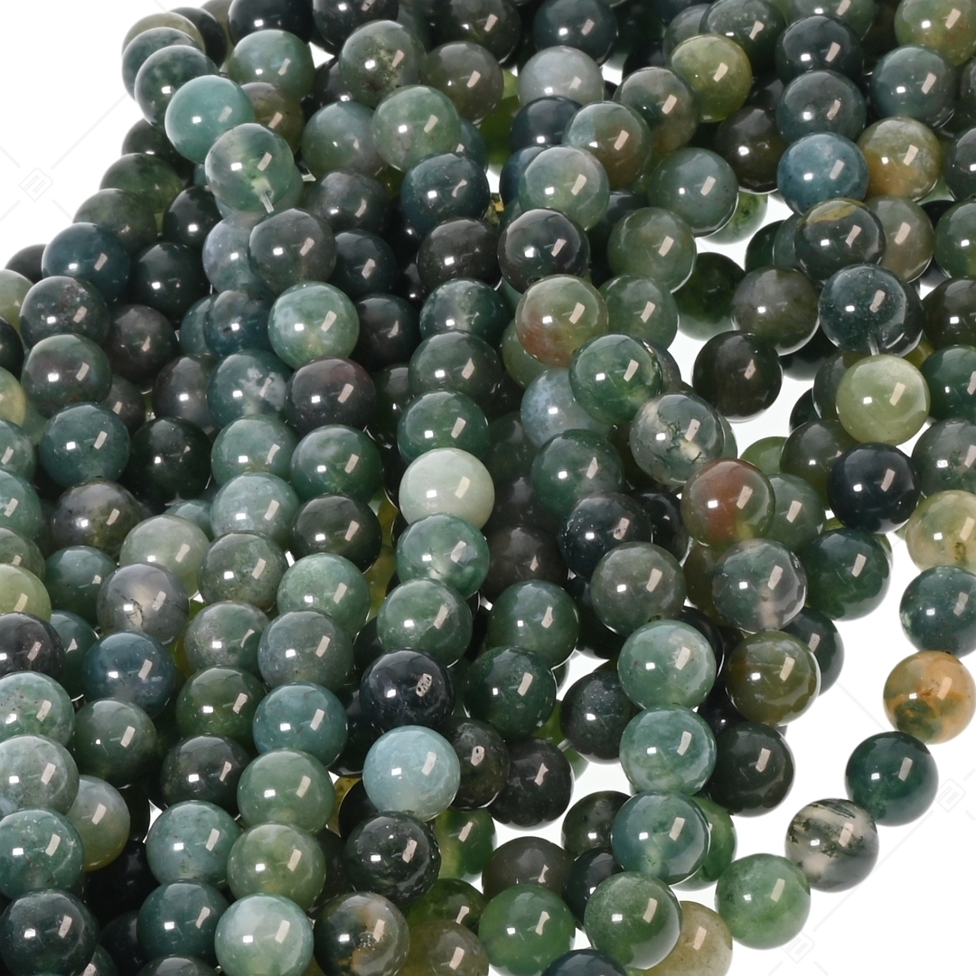 BALCANO - Agate mousse / Bracelet perle minérale (853007ZJ39)