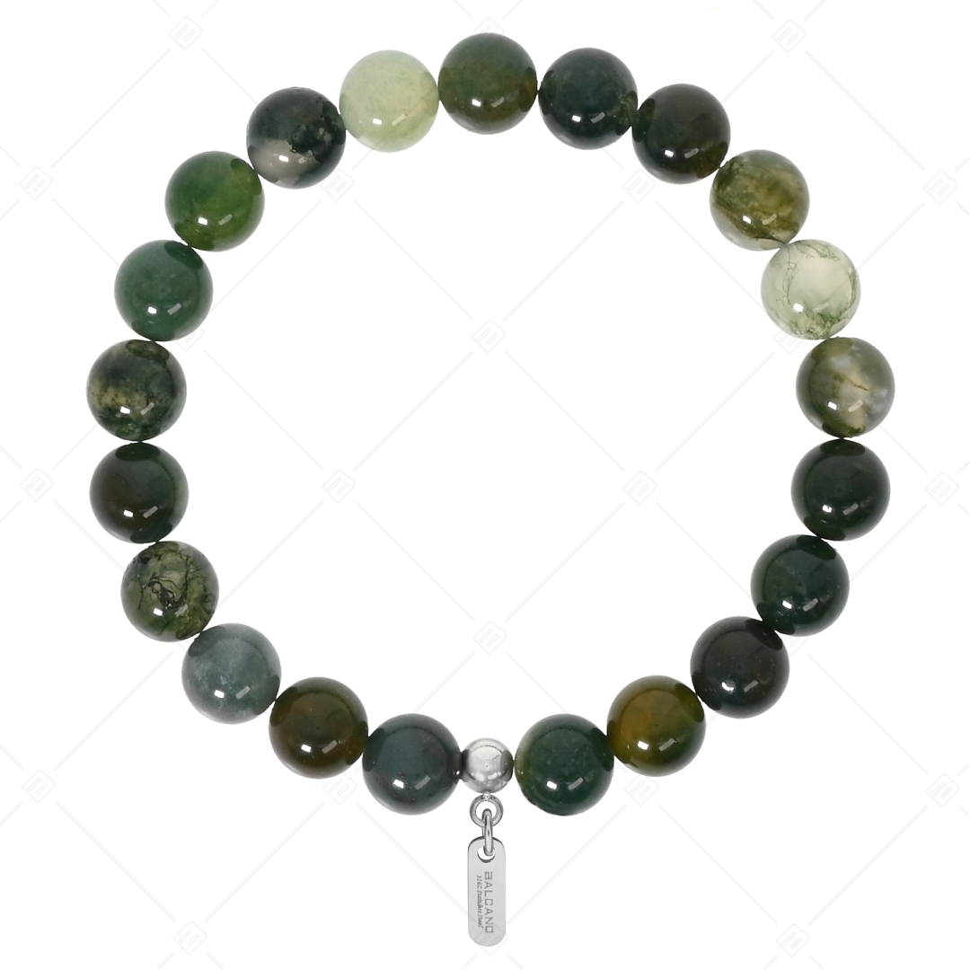 BALCANO - Agate mousse / Bracelet perle minérale (853007ZJ39)