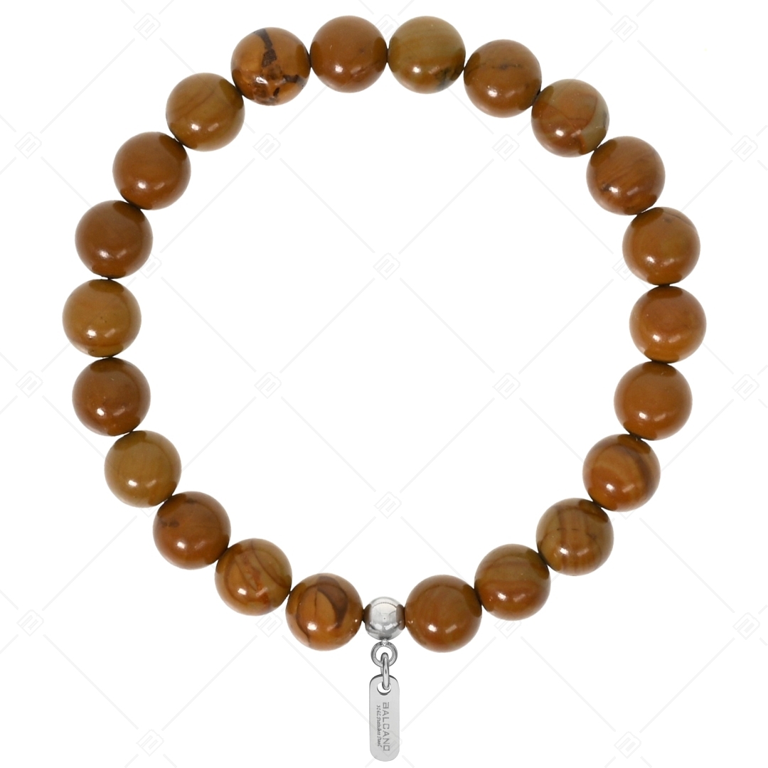 BALCANO - Agate serpentant / Bracelet perle minérale (853009ZJ66)