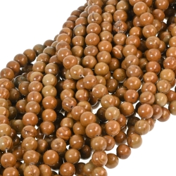 Serpentin Achat - Vorübergehend aufgefädelte Mineralperle