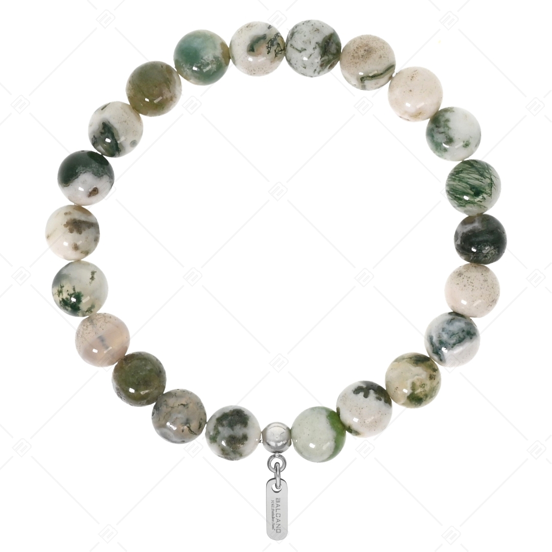 BALCANO - Holzachat / Mineralien Perlen Armband (853010ZJ99)