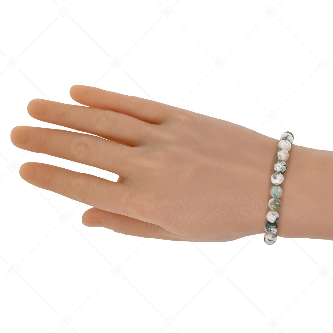 BALCANO - Holzachat / Mineralien Perlen Armband (853010ZJ99)