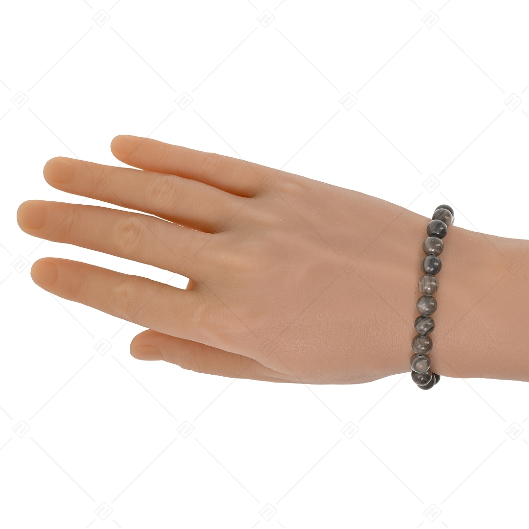 BALCANO - Holzspitze Stein Achat / Mineral Perlen Armband (853011ZJ99)