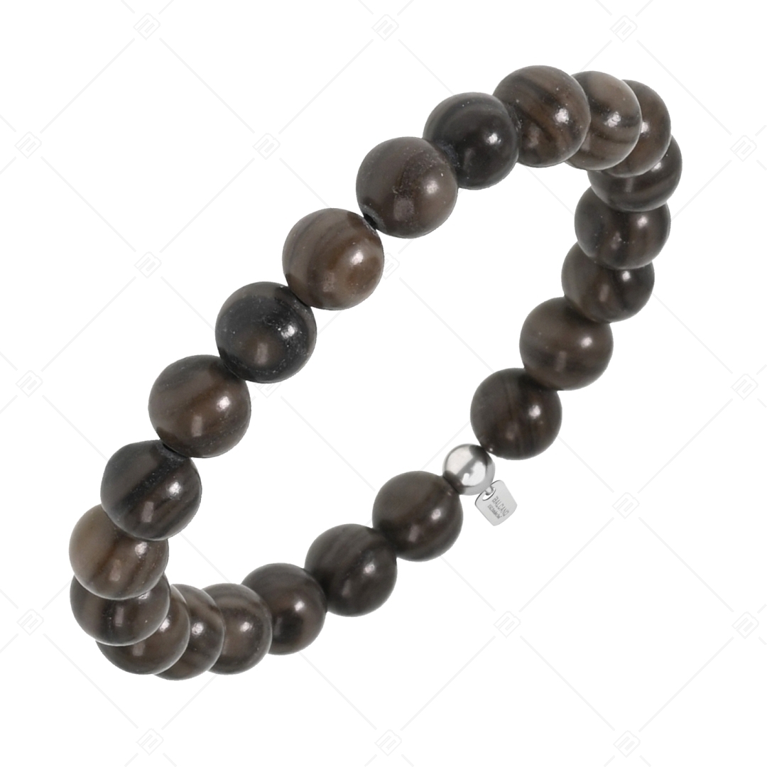 BALCANO - Wood Lace Stone Agate / Gemstone bracelet (853011ZJ99)