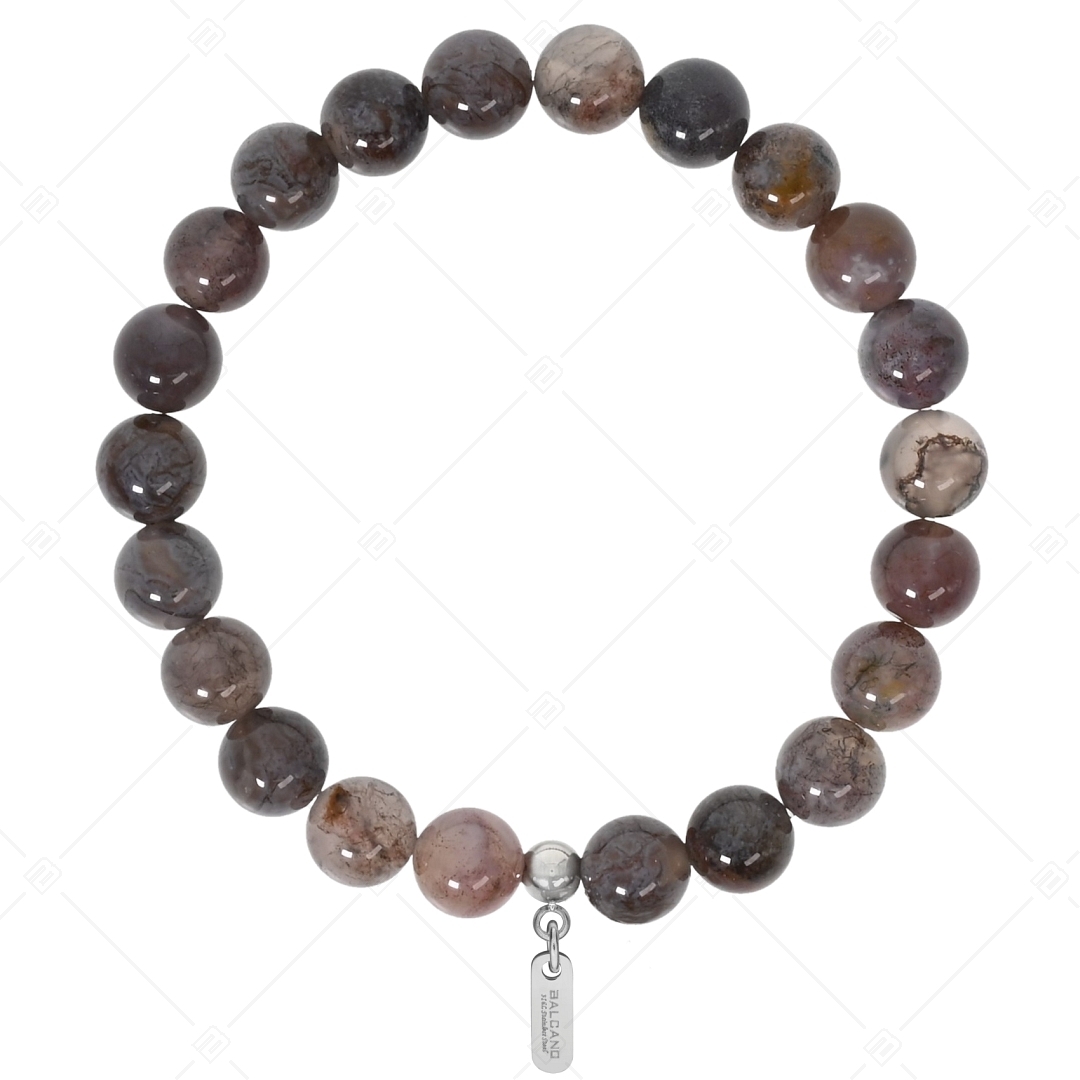 Drágakő - Agate Colorful Glassstone / Gemstone bracelet (853013ZJ99)