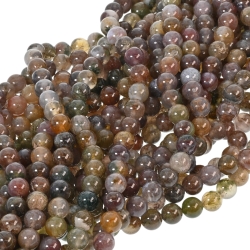 Agate Colorful Glassstone - Temporarily Strung Gemstone Bead