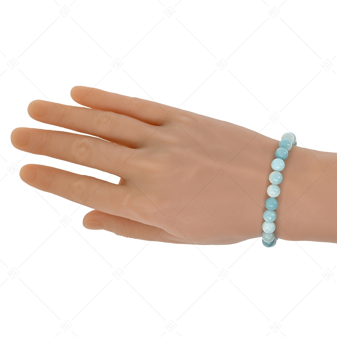 BALCANO - Helltürkis Achat / Mineral Perlen Armband (853019ZJ48)