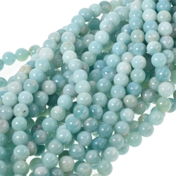 Light Turquoise Agate - Temporarily Strung Gemstone Bead