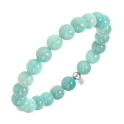 BALCANO - Amazonite / Bracelet perle minérale