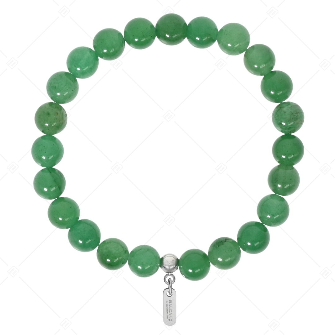 BALCANO - Grüner Aventurin / Mineral Perlen Armband (853024ZJ33)
