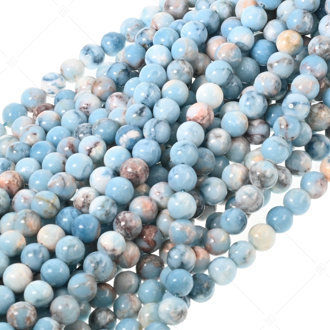 BALCANO - Blauer Jade / Mineral Perlen Armband (853028ZJ99)