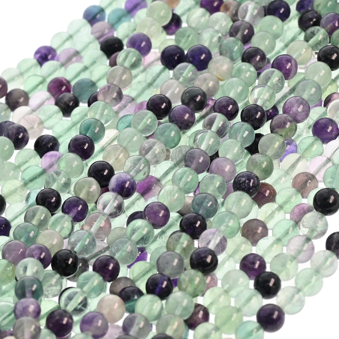 Fluorite - Temporarily Strung Gemstone Bead (853033ZS99)