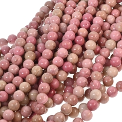 Pink Fossil - Temporarily Strung Gemstone Bead
