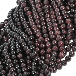 Red Garnet - Temporarily Strung Gemstone Bead