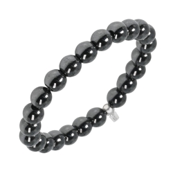 BALCANO - Hématite / Bracelet de perle minérale