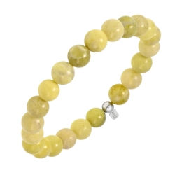 BALCANO -  Jade chinois / Bracelet de perle minérale
