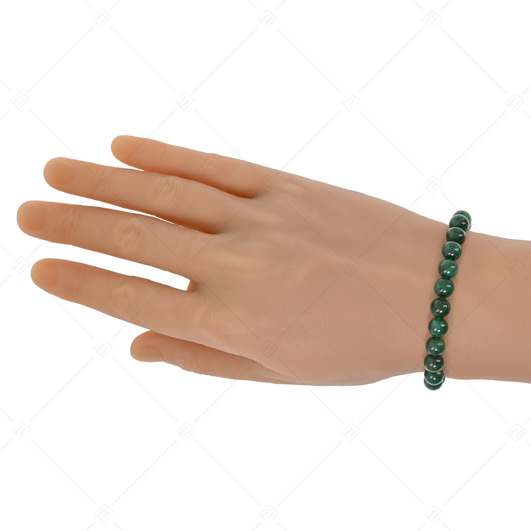 BALCANO - Smaragd Jade / Mineral Perlen Armband (853059ZJ39)