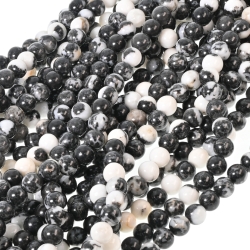 BALCANO - Jaspe zébré / Bracelet de perle minérale