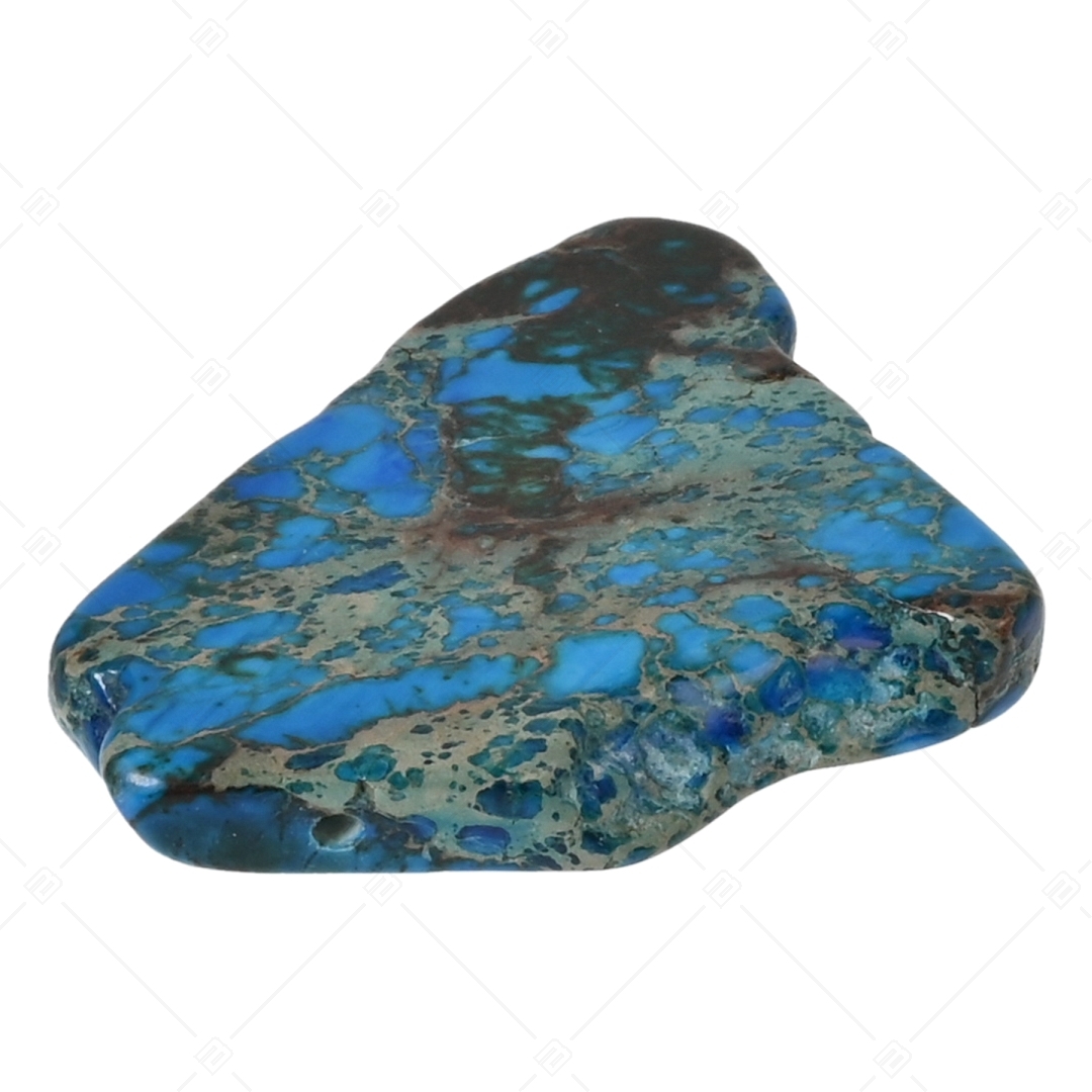 BALCANO - Blauer imperialer Jaspis / Mineral Perlen Armband (853062ZJ44)