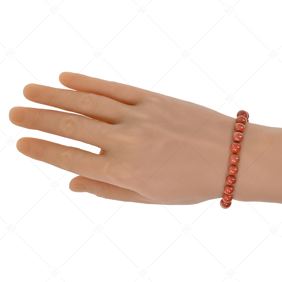 BALCANO - Rotes Jaspis / Mineral Perlen Armband (853063ZJ22)