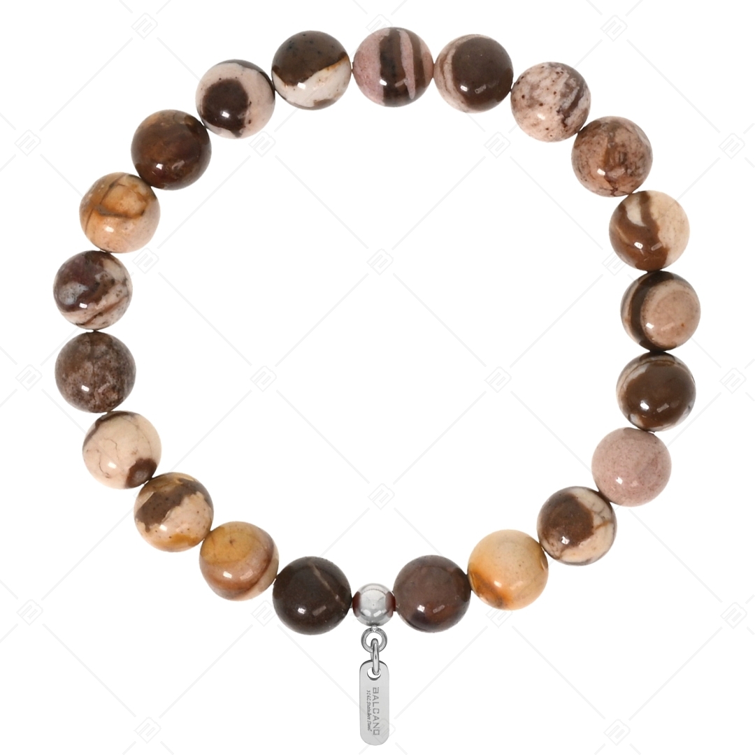 BALCANO - Pierre de zèbre australien / Bracelet de perle minérale (853064ZJ99)
