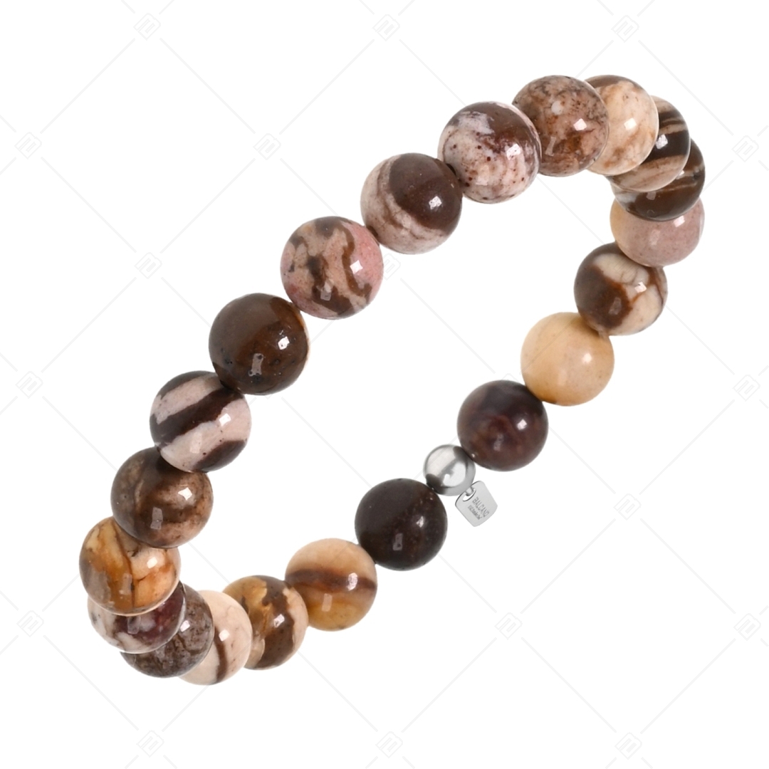 BALCANO - Pierre de zèbre australien / Bracelet de perle minérale (853064ZJ99)