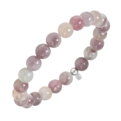 BALCANO - Jaspe pierre violette / Bracelet de perle minérale