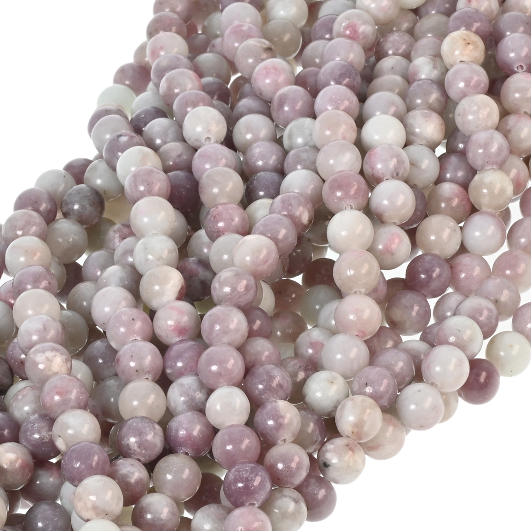 Lilac Stone Jasper - Temporarily Strung Gemstone Bead (853070ZS77)