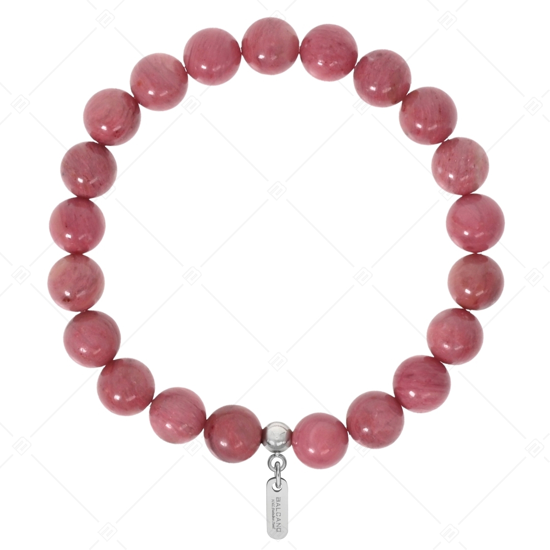 BALCANO - Rotes Schlangen Jaspis / Mineral Perlen Armband (853077ZJ99)