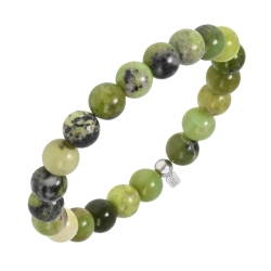 BALCANO - Chrysoprase / Bracelet de perle minérale