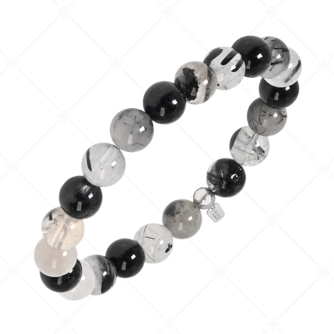 BALCANO - Black Hair Quartz / Gemstone bracelet (853090ZJ11)