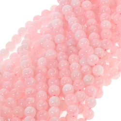 BALCANO - Madagaskar Rosenquarz / Mineral Perlen Armband