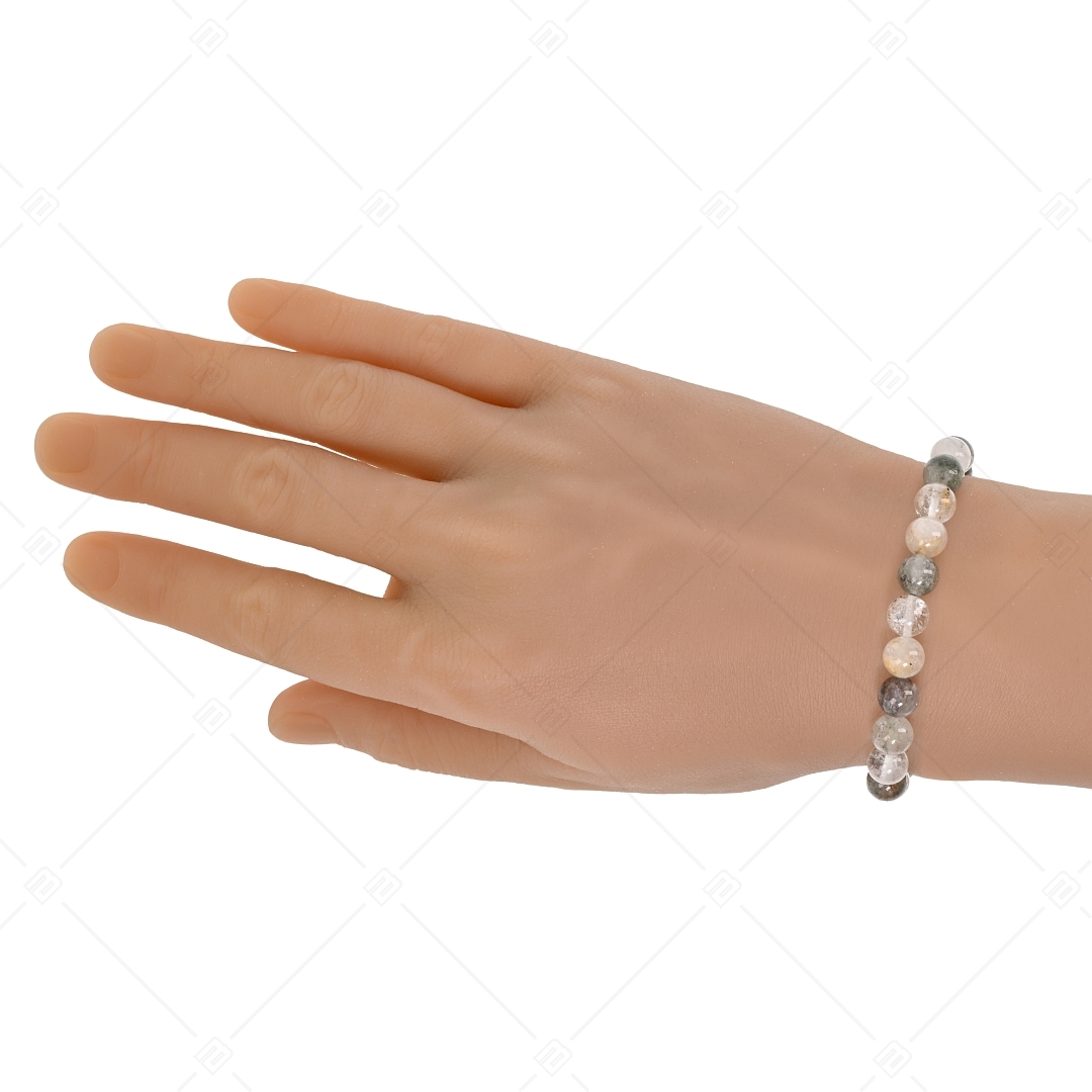BALCANO - Grüner Geisterstein Bergkristall / Mineral Perlen Armband (853103ZJ99)