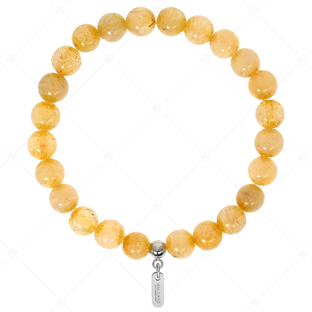 BALCANO - Quartz rutile doré / Bracelet de perle minérale (853104ZJ55)