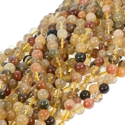 BALCANO - Brown Rock Crystal / Gemstone bracelet