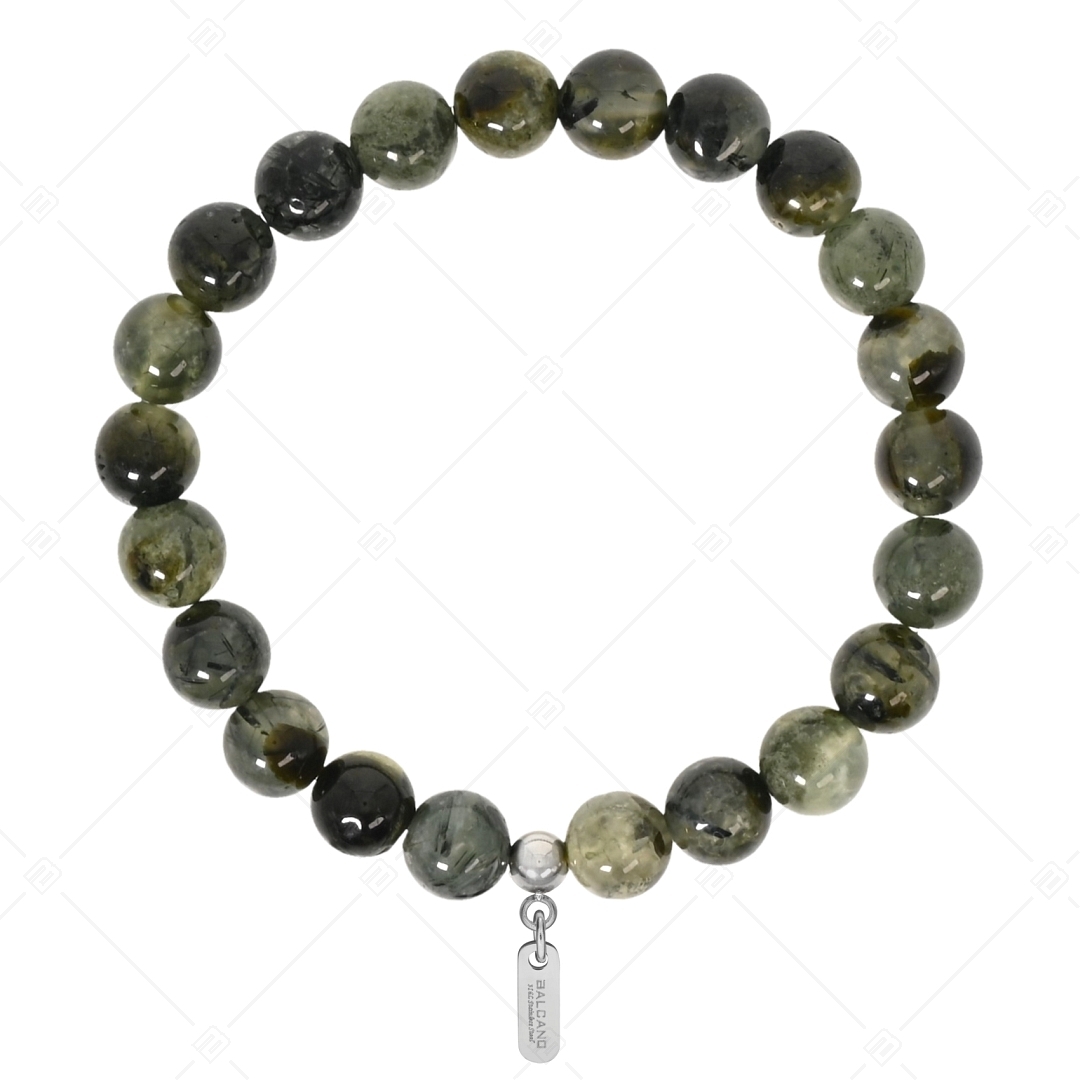 BALCANO - Préhnite pierre de raisin vert foncé / Bracelet de perle minérale (853106ZJ33)