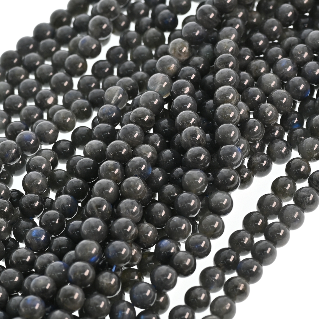 BALCANO - Blaugrauer Labradorit / Mineral Perlen Armband (853107ZS99)