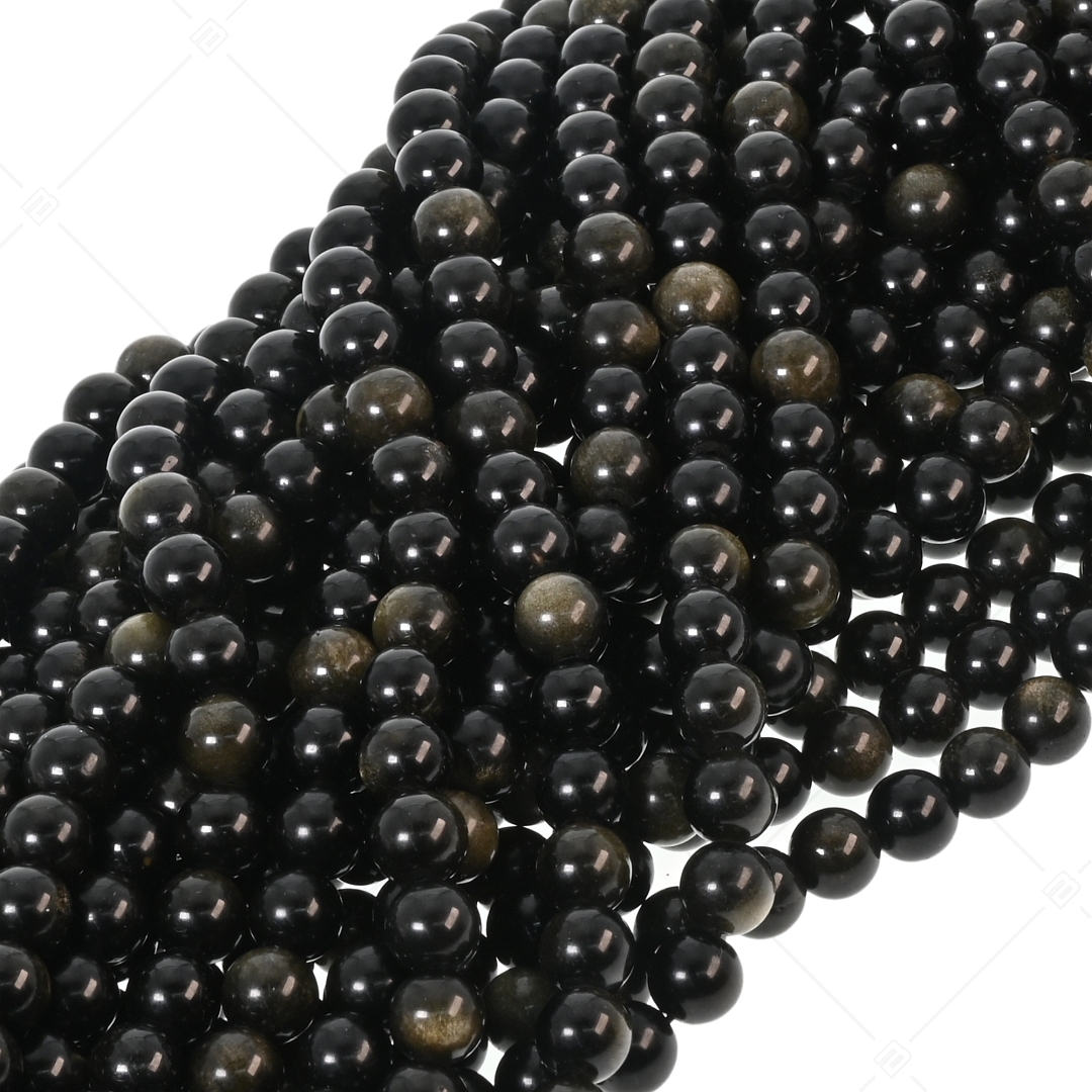 BALCANO - Obsidienne d'or / Bracelet de perle minérale (853119ZJ99)