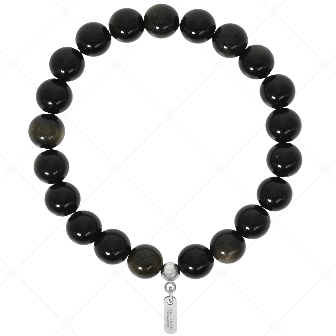 BALCANO - Obsidienne d'or / Bracelet de perle minérale (853119ZJ99)