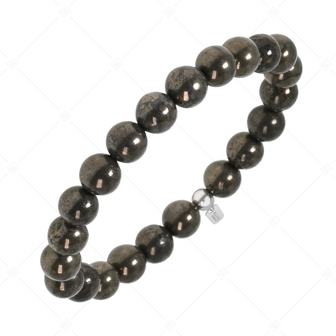 BALCANO - Pyrite / Bracelet de perle minérale (853122ZJ99)