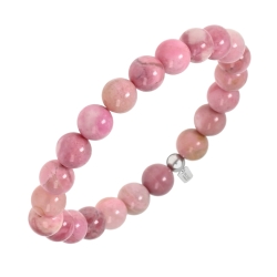 BALCANO - Rhodonite / Bracelet de perle minérale