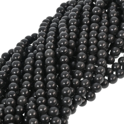 BALCANO - Sungite / Bracelet de perle minérale